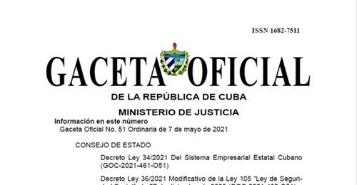 Gaceta Oficial publica normas jurídicas sobre paquete de medidas para fortalecer a la empresa estatal socialista 