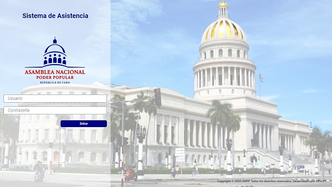 Desoft en el Parlamento cubano