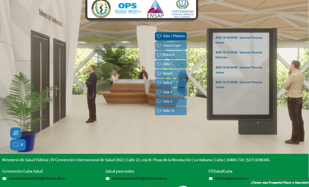 Desoft garantizó presencia online de eventos asociados a la IV Convención Internacional de Salud 2022