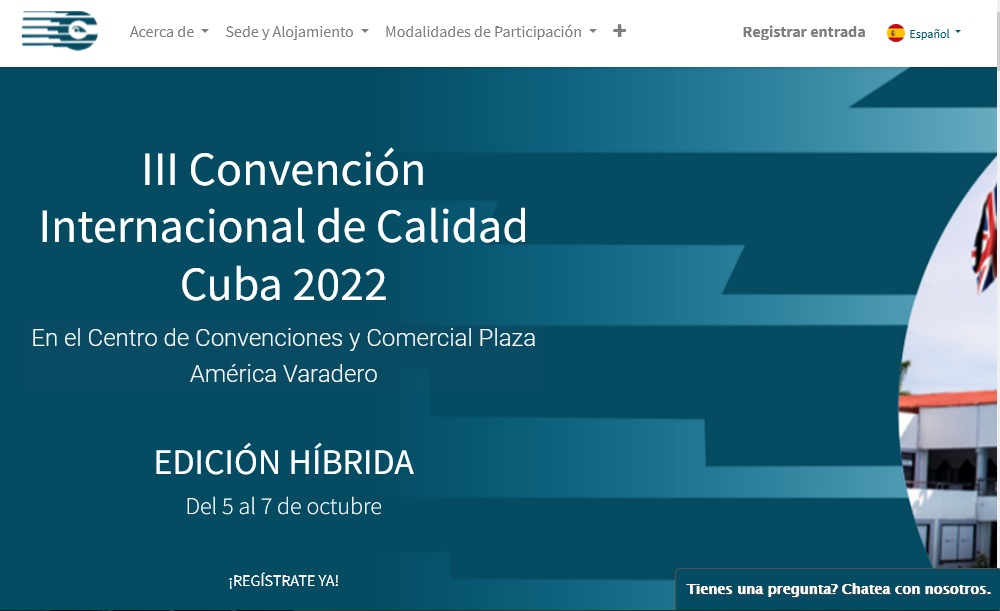 Tercera Convención Internacional de la Calidad utiliza la Plataforma Fevexpo 