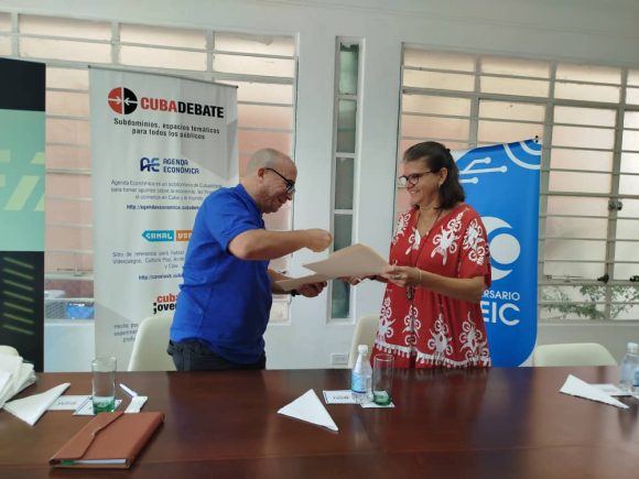 IDEAS Multimedios y GEIC firman alianza para impulsar la comunicación de la transformación digital en Cuba